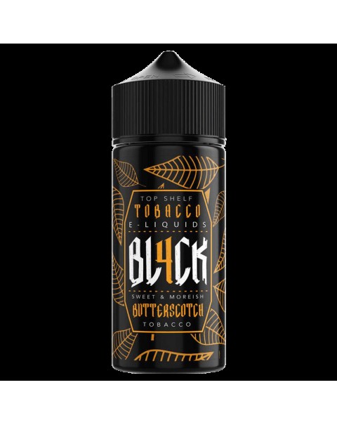 BUTTERSCOTCH TOBACCO E LIQUID BY BL4CK 100ML 70VG