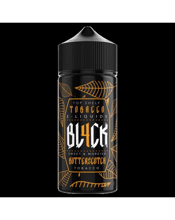 BUTTERSCOTCH TOBACCO E LIQUID BY BL4CK 100ML 70VG