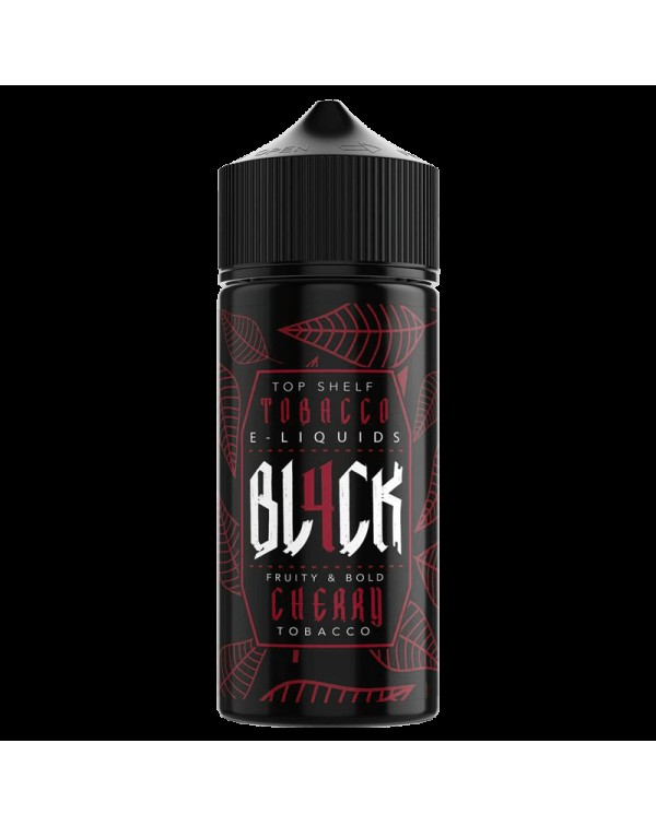 CHERRY TOBACCO E LIQUID BY BL4CK 100ML 70VG