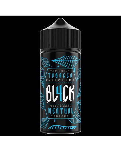 MENTHOL TOBACCO E LIQUID BY BL4CK 100ML 70VG