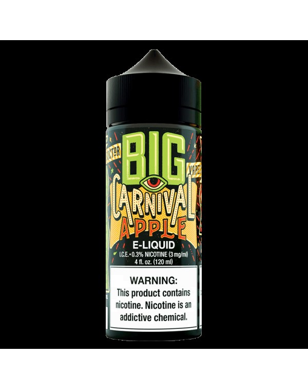 CARNIVAL APPLE E LIQUID BY BIG BOTTLE CO 100ML 70V...