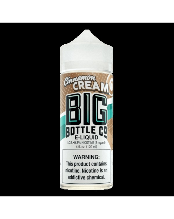 CINNAMON CREAM E LIQUID BY BIG BOTTLE CO 100ML 70V...