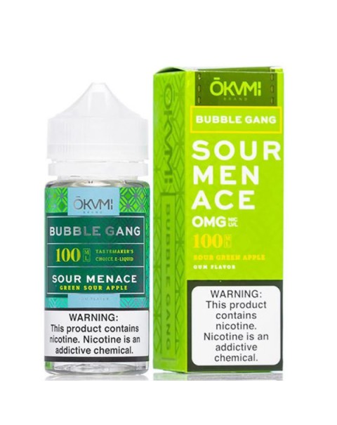 SOUR MENACE E LIQUID BY OKVMI - BUBBLE GANG 100ML 70VG