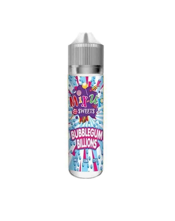 BUBBLEGUM E LIQUID BY MIX UP SWEETS 50ML 70VG