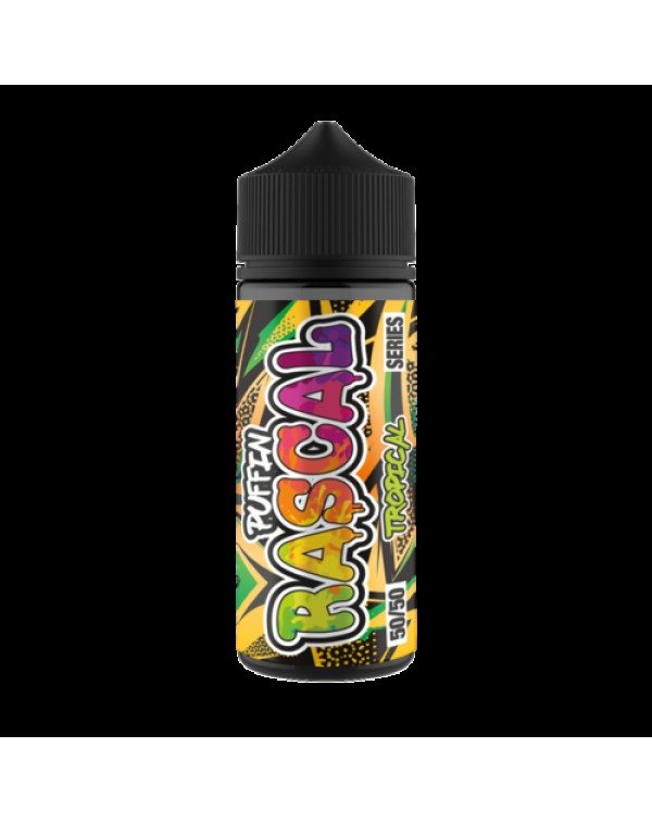 TROPICAL E LIQUID BY PUFFIN RASCAL 100ML 50VG