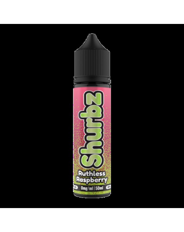 RUTHLESS RASPBERRY E LIQUID BY SHURBZ 50ML 70VG