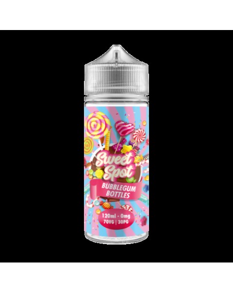 BUBBLEGUM BOTTLES E LIQUID BY SWEET SPOT 100ML 70VG