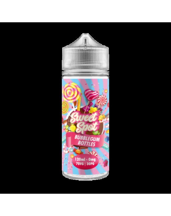 BUBBLEGUM BOTTLES E LIQUID BY SWEET SPOT 100ML 70V...