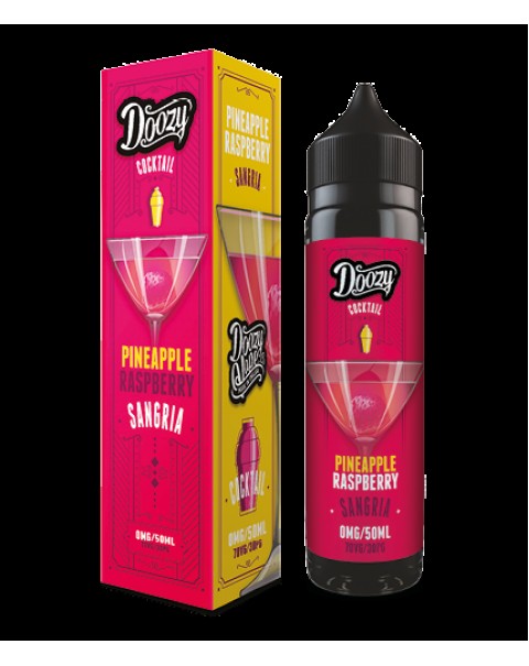 PINEAPPLE RASPBERRY SANGRIA E LIQUID BY DOOZY VAPE - COCKTAILS CO 50ML 70VG