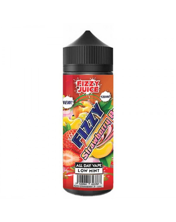 FIZZY STRAWBERRY PEACH E LIQUID BY FIZZY JUICE - M...