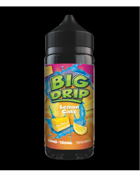 LEMON CAKE E LIQUID BY BIG DRIP - DOOZY VAPE 100ML 70VG