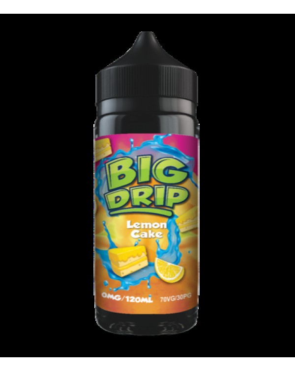 LEMON CAKE E LIQUID BY BIG DRIP - DOOZY VAPE 100ML...