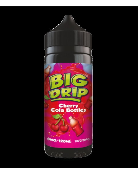 CHERRY COLA BOTTLES E LIQUID BY BIG DRIP - DOOZY VAPE 100ML 70VG