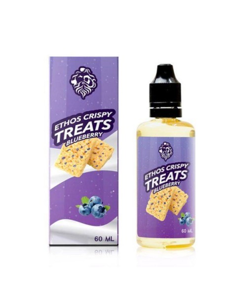 BLUEBERRY CRISPY E LIQUID BY ETHOS - CRISPY TREATS 50ML 75VG