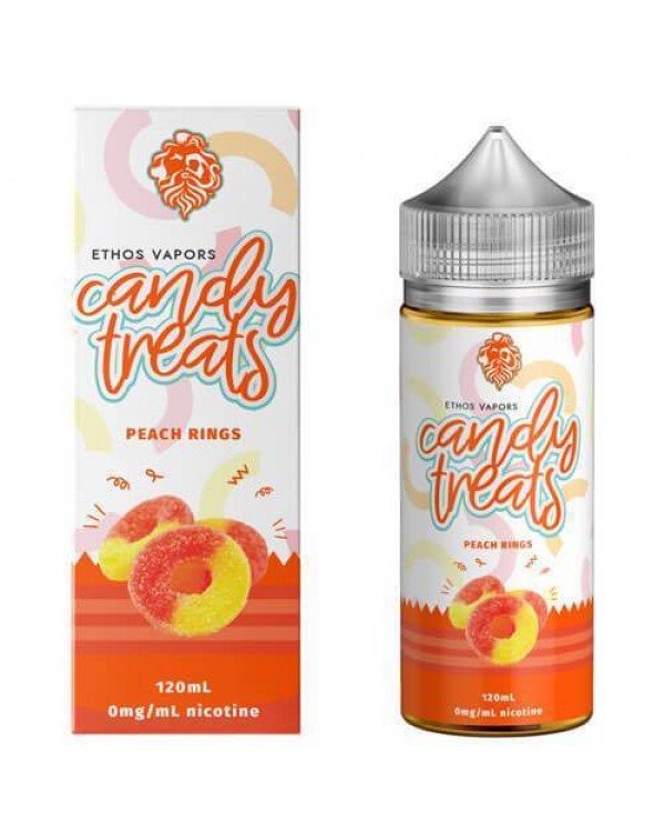 PEACH RINGS E LIQUID BY ETHOS - CANDY TREATS 50ML ...