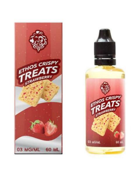 STRAWBERRY CRISPY E LIQUID BY ETHOS - CRISPY TREATS 50ML 75VG