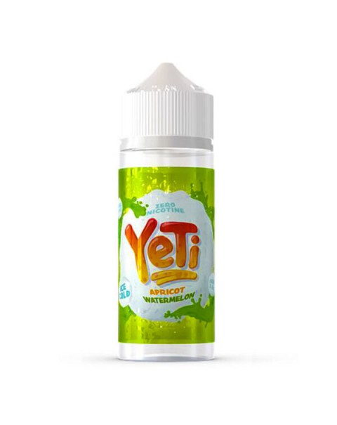 APRICOT WATERMELON E LIQUID BY YETI E LIQUIDS 100ML 70VG