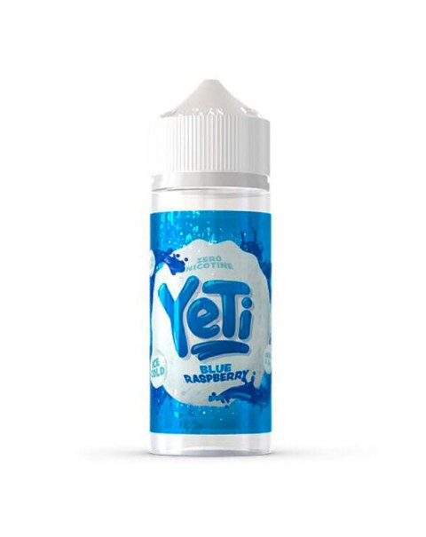 BLUE RASPBERRY E LIQUID BY YETI E LIQUIDS 100ML 70VG