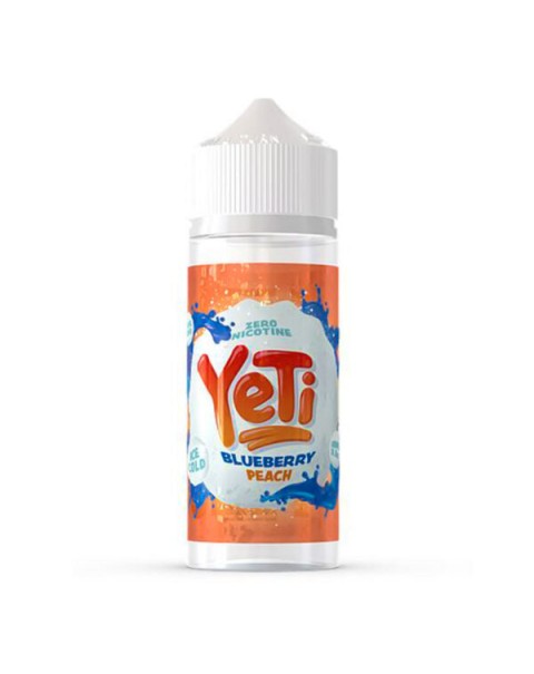 BLUEBERRY PEACH E LIQUID BY YETI E LIQUIDS 100ML 70VG