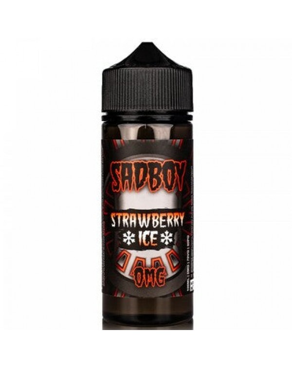 STRAWBERRY ICE E LIQUID BY SADBOY E LIQUID 100ML 7...