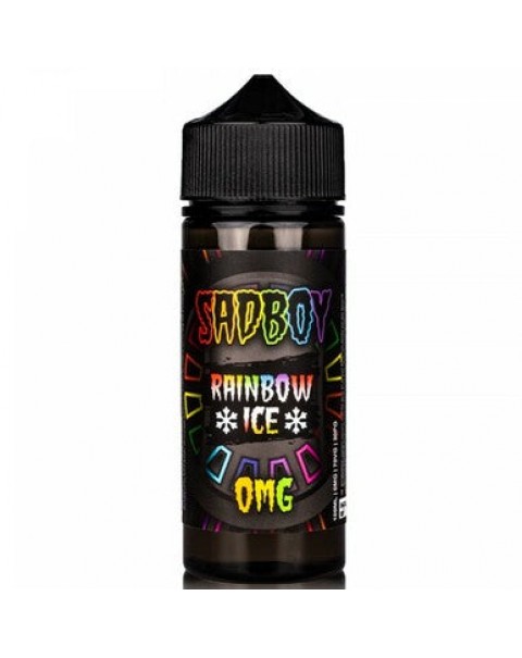 RAINBOW ICE E LIQUID BY SADBOY E LIQUID 100ML 75VG