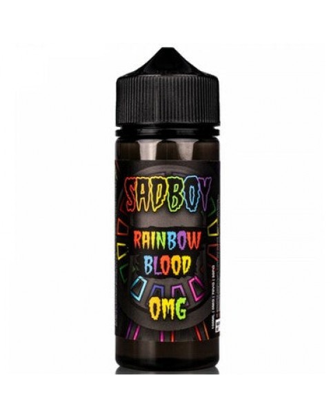 RAINBOW BLOOD E LIQUID BY SADBOY E LIQUID 100ML 75VG