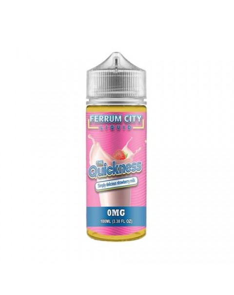 THE QUICKNESS BY FERRUM CITY E LIQUID 100ML 70VG