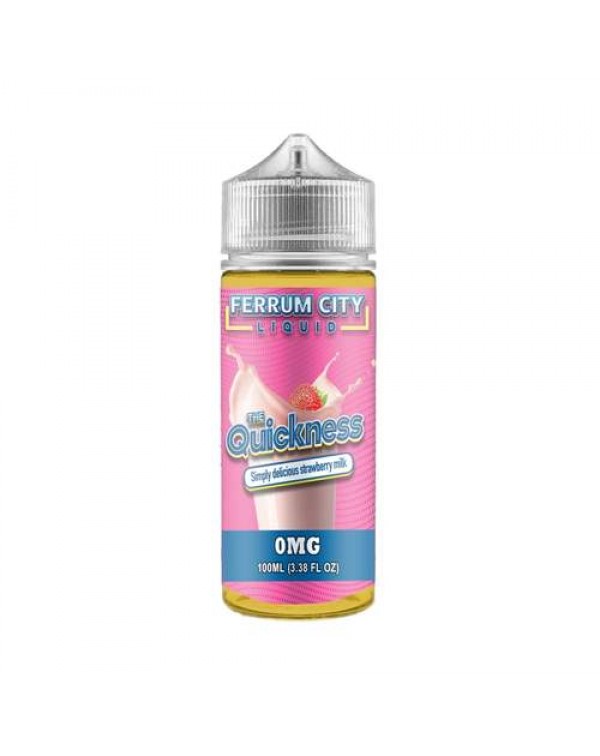 THE QUICKNESS BY FERRUM CITY E LIQUID 100ML 70VG