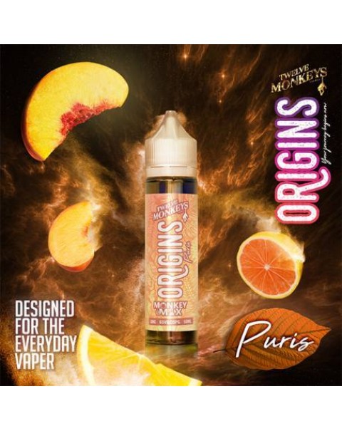 PURIS ORIGINS E LIQUID BY 12 MONKEYS 50ML 65VG