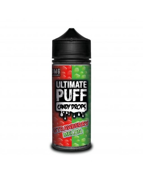 STRAWBERRY MELON E LIQUID BY ULTIMATE PUFF CANDY DROPS 100ML 70VG