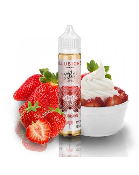 CRIMSON - CHAPTER 1 E LIQUID BY ILLUSIONS VAPOUR 50ML 75VG