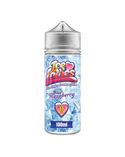 BLUE RASPBERRY E LIQUID BY ICE LOVE LOLLIES 100ML 70VG