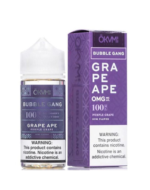 GRAPE APE E LIQUID BY OKVMI - BUBBLE GANG 100ML 70VG