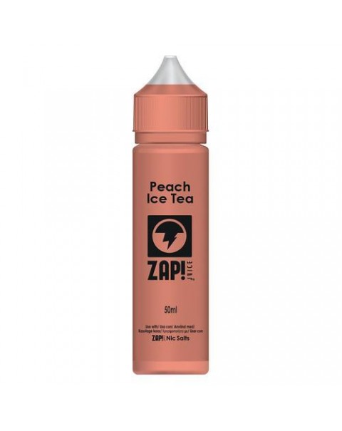 PEACH ICE TEA E LIQUID BY ZAP! JUICE 50ML 70VG