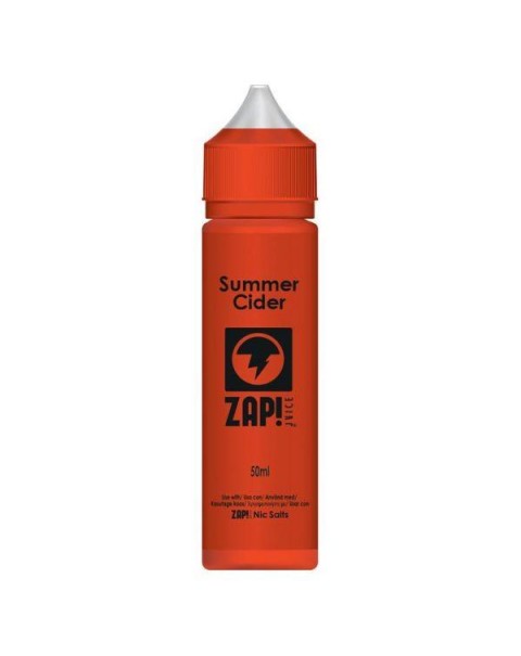 SUMMER CIDER E LIQUID BY ZAP! JUICE 50ML 70VG