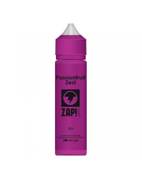 PASSIONFRUIT ZEST E LIQUID BY ZAP! JUICE 50ML 70VG