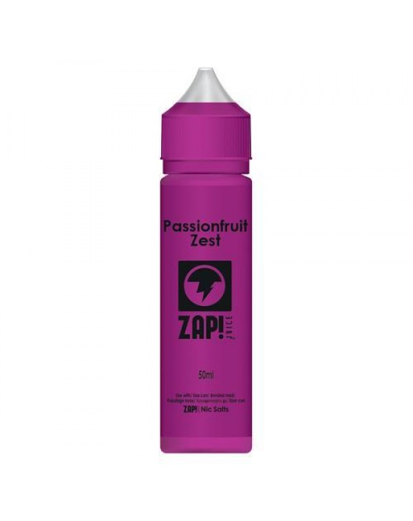 PASSIONFRUIT ZEST E LIQUID BY ZAP! JUICE 50ML 70VG