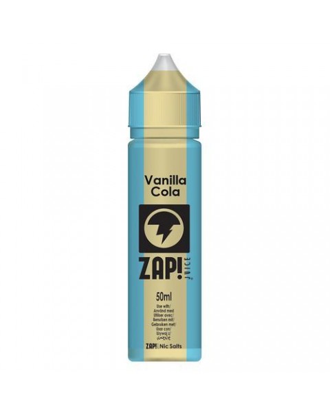 VANILLA COLA E LIQUID BY ZAP! JUICE 50ML 70VG