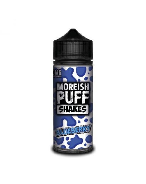 BLUEBERRY E LIQUID BY MOREISH PUFF - SHAKES 100ML 70VG