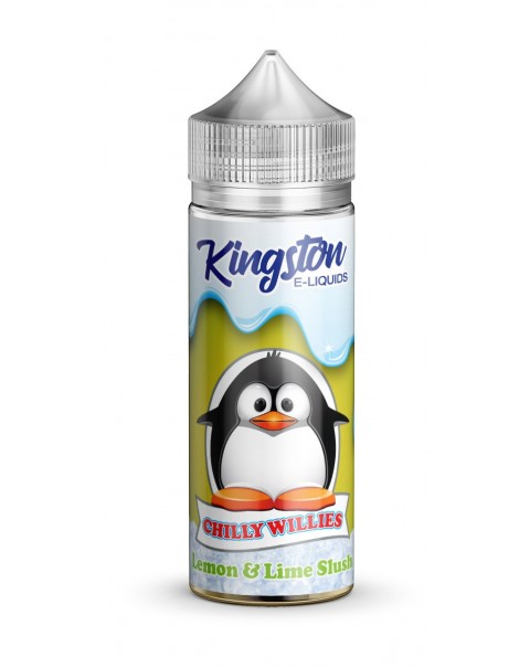 LEMON & LIME SLUSH E LIQUID KINGSTON CHILLY WILLIES 100ML 70VG