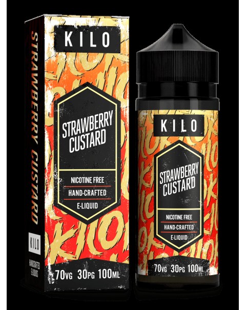 STRAWBERRY CUSTARD E LIQUID BY KILO 100ML 70VG