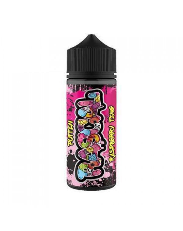 RASPBERRY THING E LIQUID BY PUFFIN RASCAL 100ML 70...