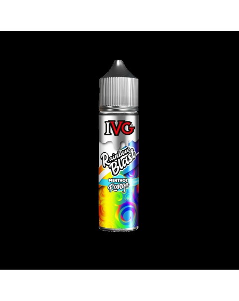 RAINBOW BLAST E LIQUID BY I VG MENTHOL RANGE 50ML 70VG