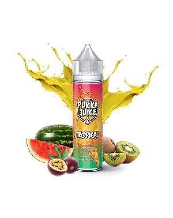 TROPICAL E LIQUID BY PUKKA JUICE 50ML 70VG