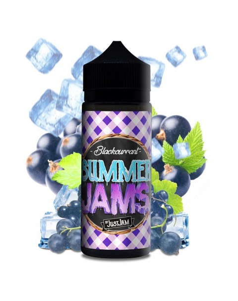 BLACKCURRANT E LIQUID BY JUST JAM - SUMMER JAMS 100ML 80VG