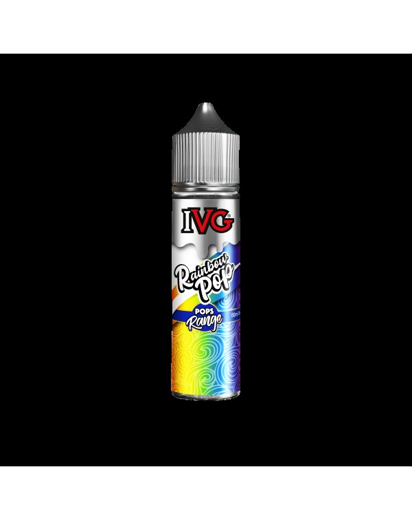 RAINBOW LOLLIPOP E LIQUID BY I VG POPS RANGE 50ML ...