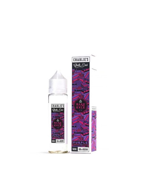 PURPLE WEDDING CAKE E-LIQUID BY CHARLIE'S CHALK DUST - BAKE SALE  50ML 70VG