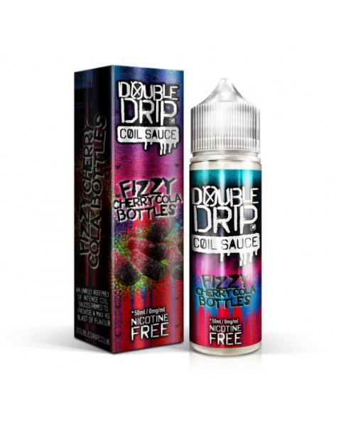 FIZZY CHERREY COLA BOTTLES E LIQUID BY DOUBLE DRIP 50ML 80VG