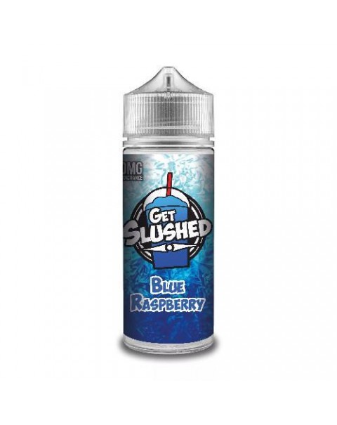 BLUE RASPBERRY E LIQUID BY GET SLUSHED 100ML 70VG