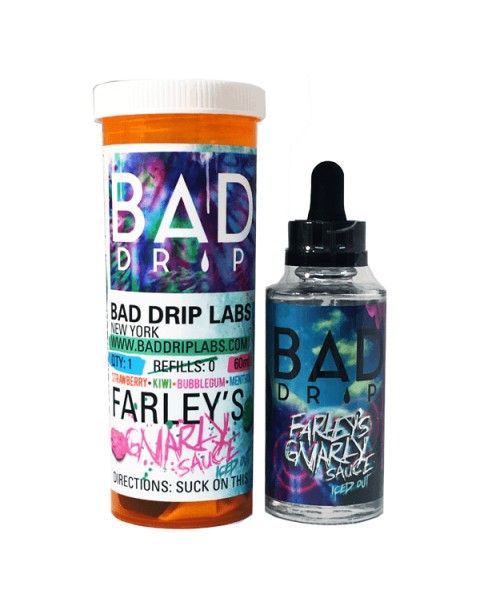 FARLEY'S GNALRLY SAUCE ICED OUT  E LIQUID BY BAD DRIP 50ML 80VG